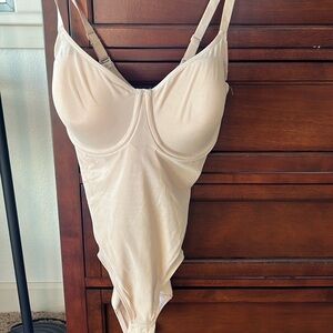 TC Fine Intimates Sheer Shaping Firm Control Bodysuit -38D